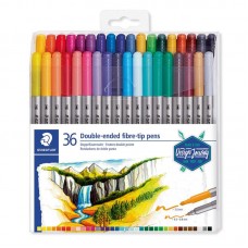 MARCADORES STAEDTLER DUPLA PONTA 36 CORES MARCADORES STAEDTLER DUPLA PONTA 36 CORES